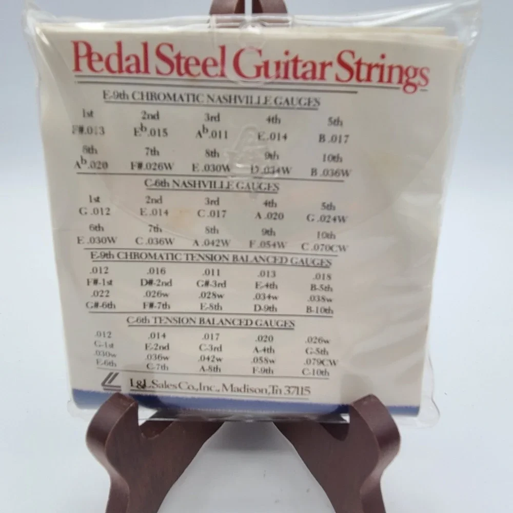 George L's Pedal Steel Guitar Strings C6th Tuning Stainless Steel